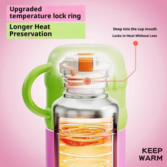 Insulated Straw Cup Perfect For Girls And Kids Compact And Portable