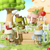 Plastic New-style Large-capacity Handled Water Bottle