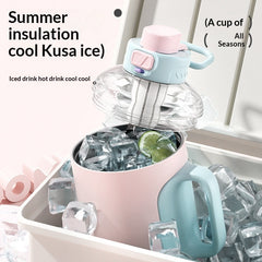 Large-capacity To-go Bucket Stainless Steel Water Bottle