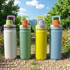 Stainless Steel Direct-Drinking Lid Large-Capacity Insulated Bottle