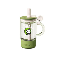 Large-capacity Straw Cup, Heat-resistant Cup For The Office