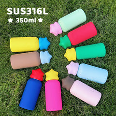 Small Stainless Steel Insulated Portable Travel Water Bottle Creative Childrens Drinking Cup