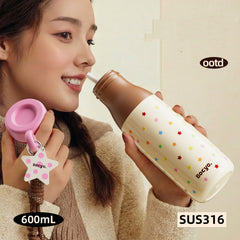 Womens Portable Sports Milk Bottle