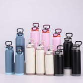 Stainless Steel Insulated Cup Outdoor Travel And Sports Water Bottle