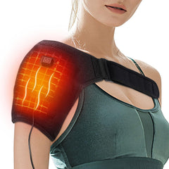 USB Heated Shoulder Wrap Thermal Shoulder Pad For Neck And Joint Pain Relief, Single Shoulder Heating Pad With Adjustable Warmth For Men And Women