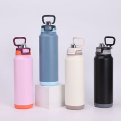 Stainless Steel Insulated Cup Outdoor Travel And Sports Water Bottle