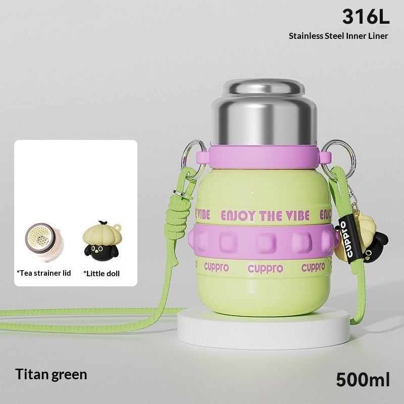 CUPPRO Insulated Water Bottle And High Capacity For Women