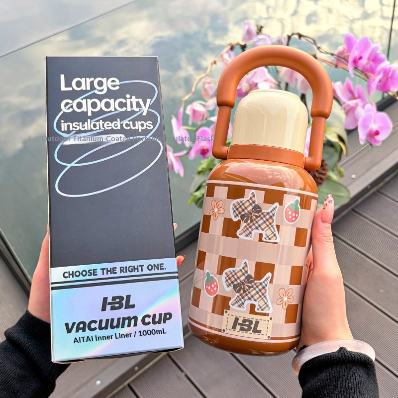 New Large-capacity Titanium-coated For Outdoor Use