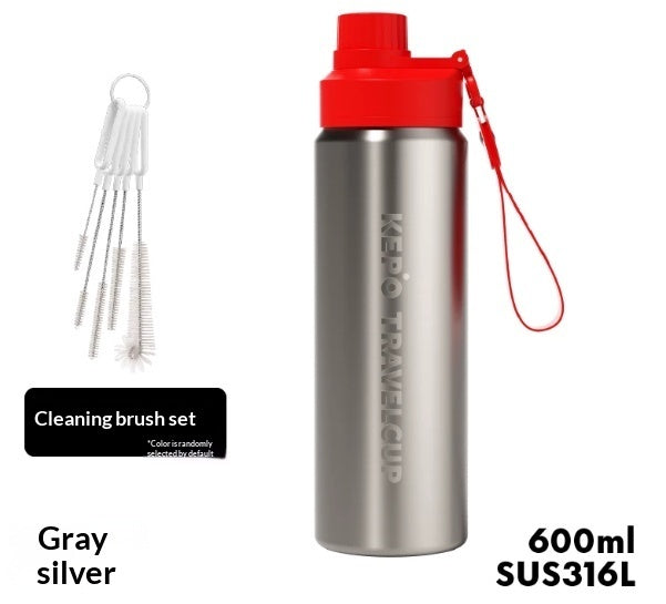 Thermal Mug Cold-retention Cup Portable Outdoor Water Bottle Travel And Car Water Jug