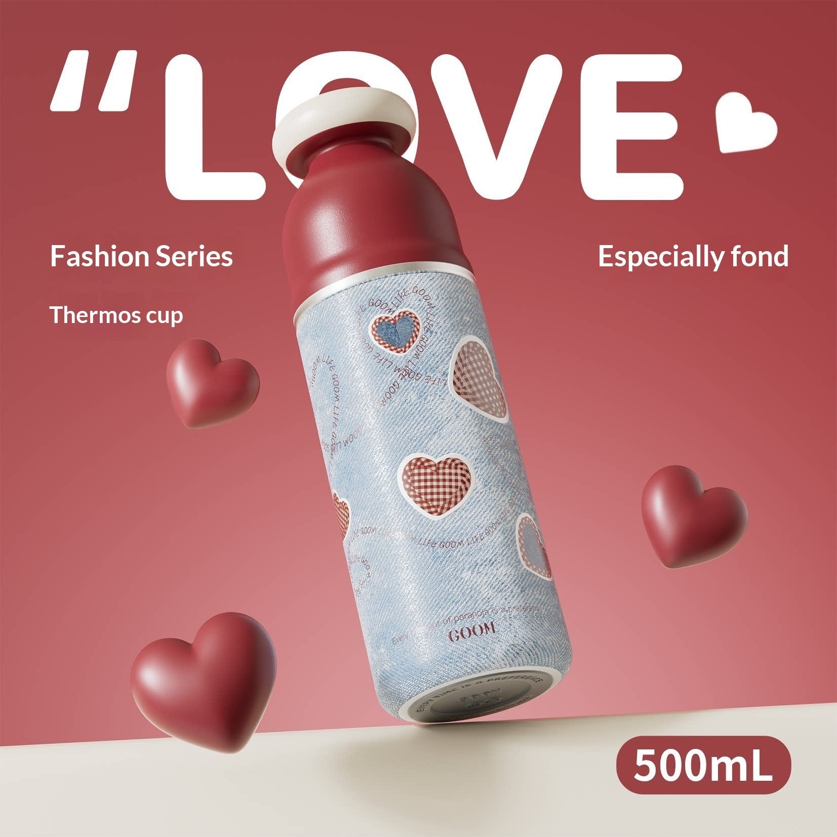 New Womens Thermal Straw Water Bottle