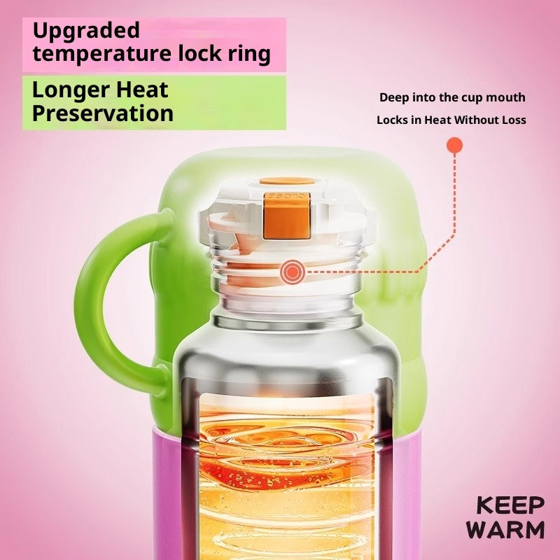Insulated Straw Cup Perfect For Girls And Kids Compact And Portable