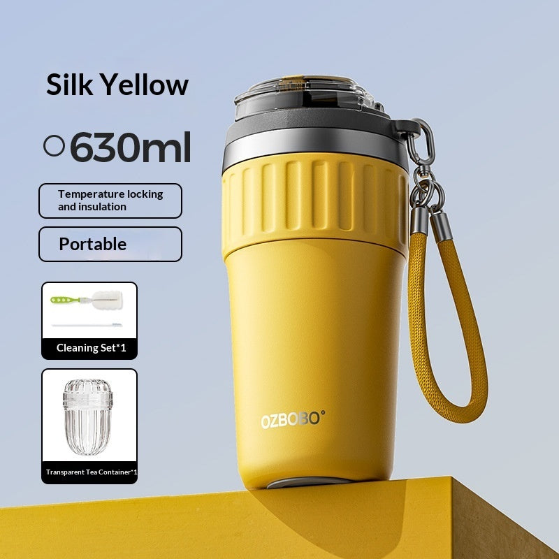 Portable High-End Insulated Mug For Men Car Use