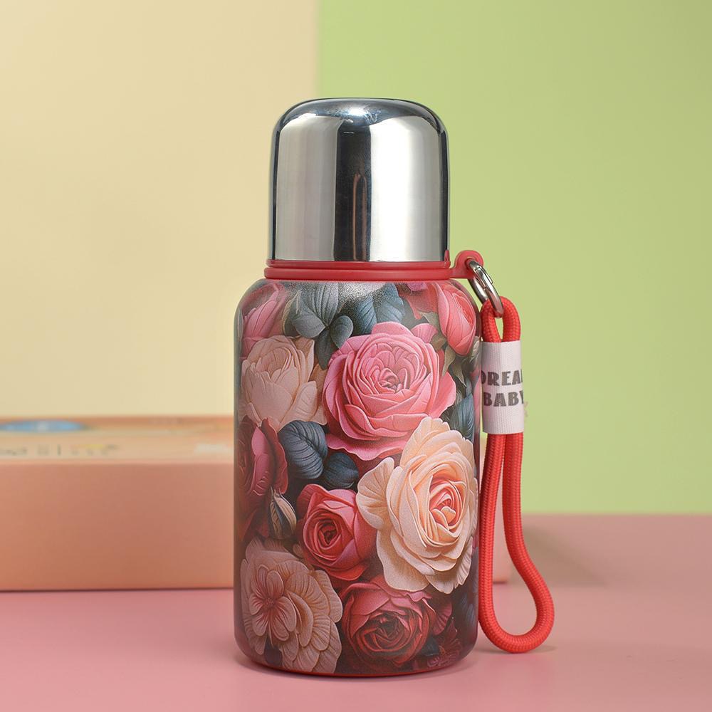 Floral National Trend Style 316 Stainless Steel Insulated Water Bottle