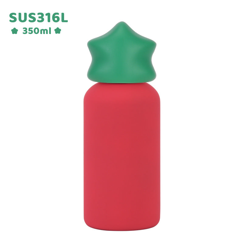 Small Stainless Steel Insulated Portable Travel Water Bottle Creative Childrens Drinking Cup