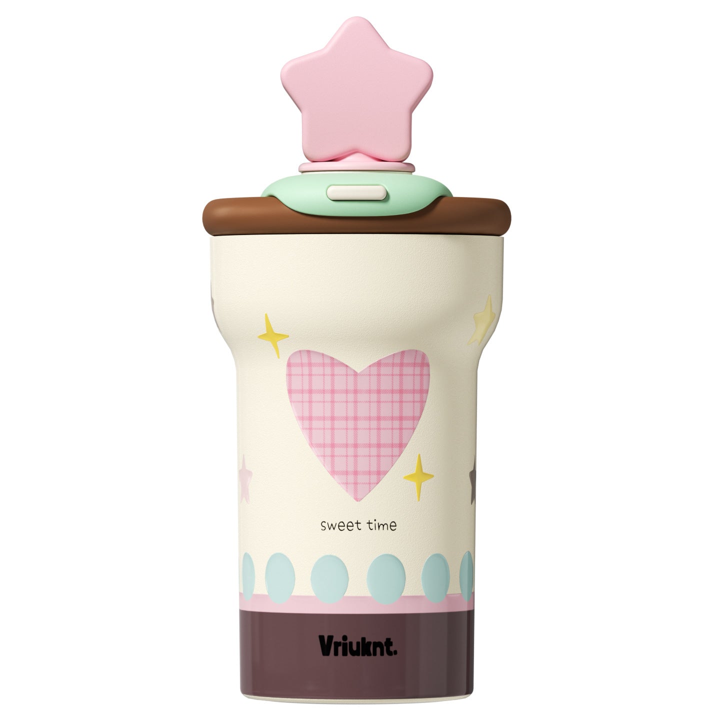 VKT Insulated Cup New Straw-top Water Bottle Ceramic