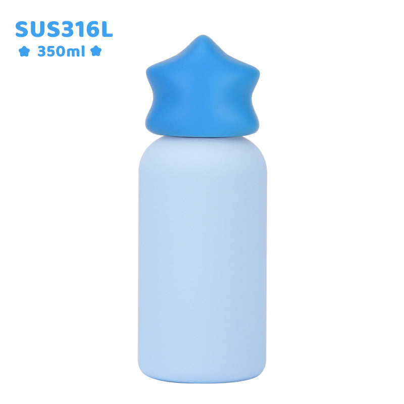 Small Stainless Steel Insulated Portable Travel Water Bottle Creative Childrens Drinking Cup
