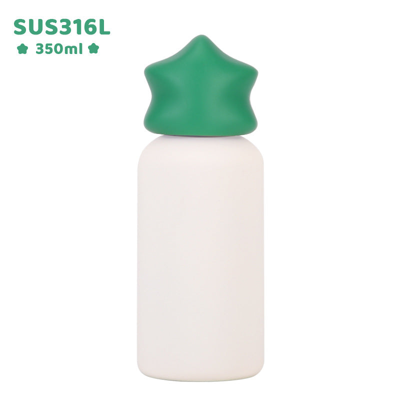 Small Stainless Steel Insulated Portable Travel Water Bottle Creative Childrens Drinking Cup
