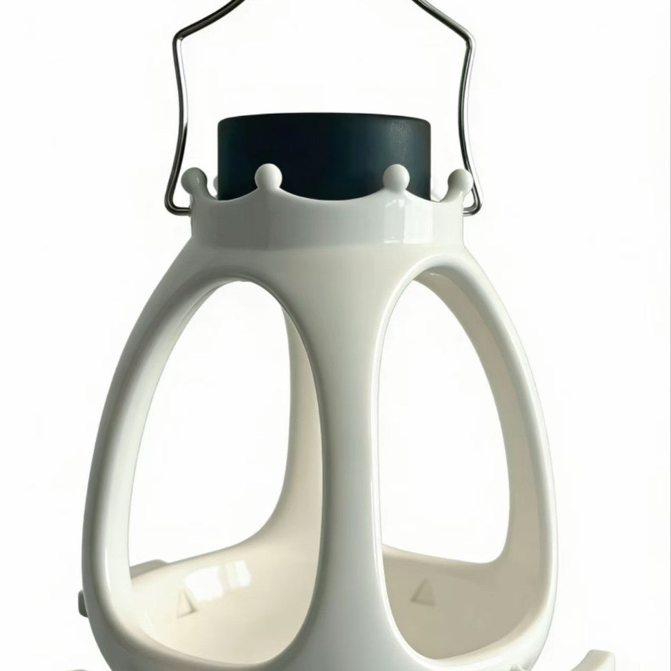 New Solar-Powered Crown Bird Feeder
