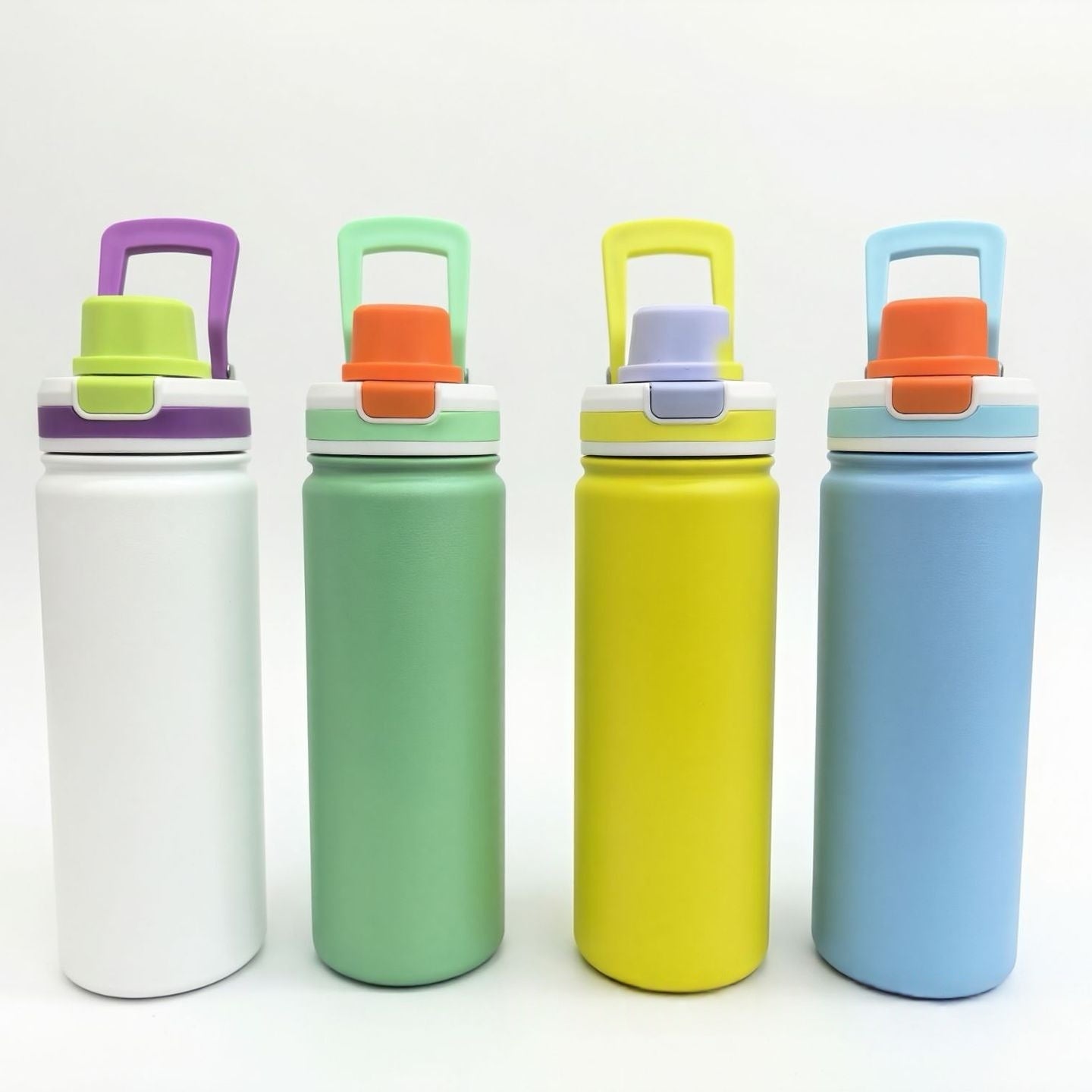 Stainless Steel Direct-Drinking Lid Large-Capacity Insulated Bottle