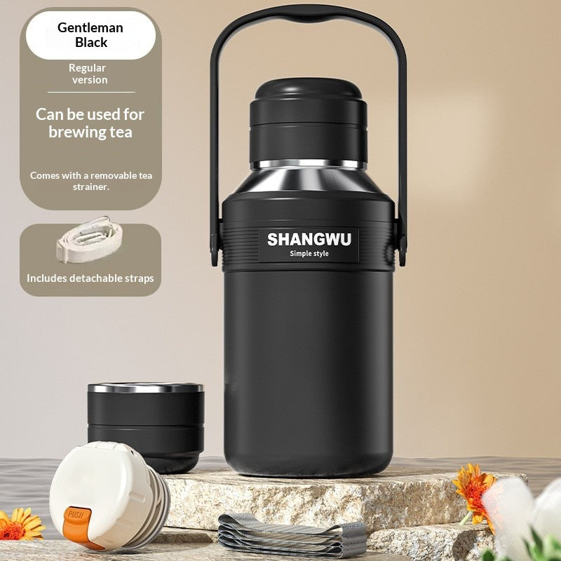 Womens Stylish Large-Capacity Insulated Mug For Outdoor Use