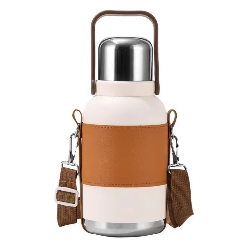 Handheld Insulated Double-walled Vacuum Stainless Steel Water Bottle