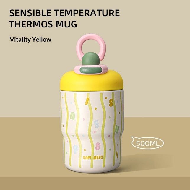 Portable Drinking-water Bottle With Handle Specifically For Direct Drinking