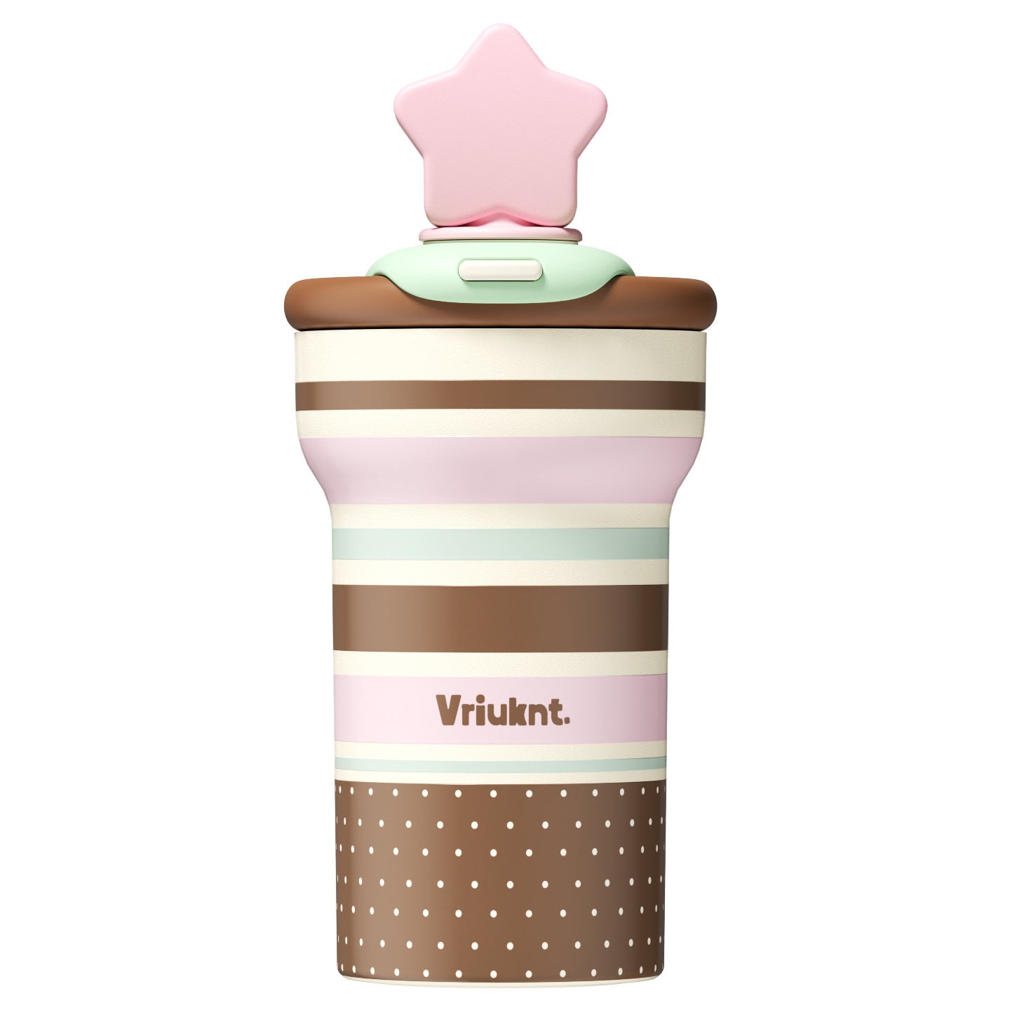 VKT Insulated Cup New Straw-top Water Bottle Ceramic