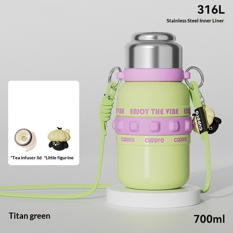 CUPPRO Insulated Water Bottle And High Capacity For Women