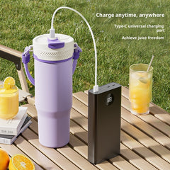 Stainless Steel Insulated USB-Powered Portable Juice Cup