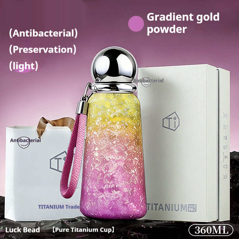 Commuter New Pure Titanium Insulated Water Bottle