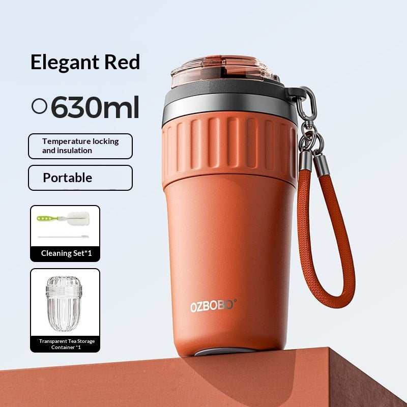 Portable High-End Insulated Mug For Men Car Use
