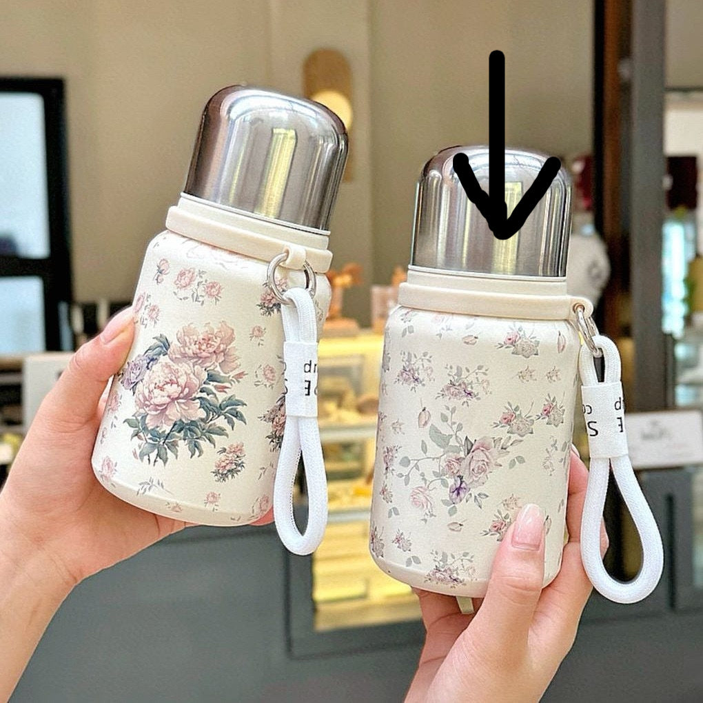 Floral National Trend Style 316 Stainless Steel Insulated Water Bottle