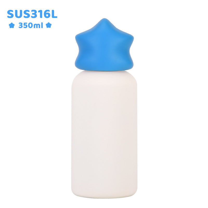 Small Stainless Steel Insulated Portable Travel Water Bottle Creative Childrens Drinking Cup