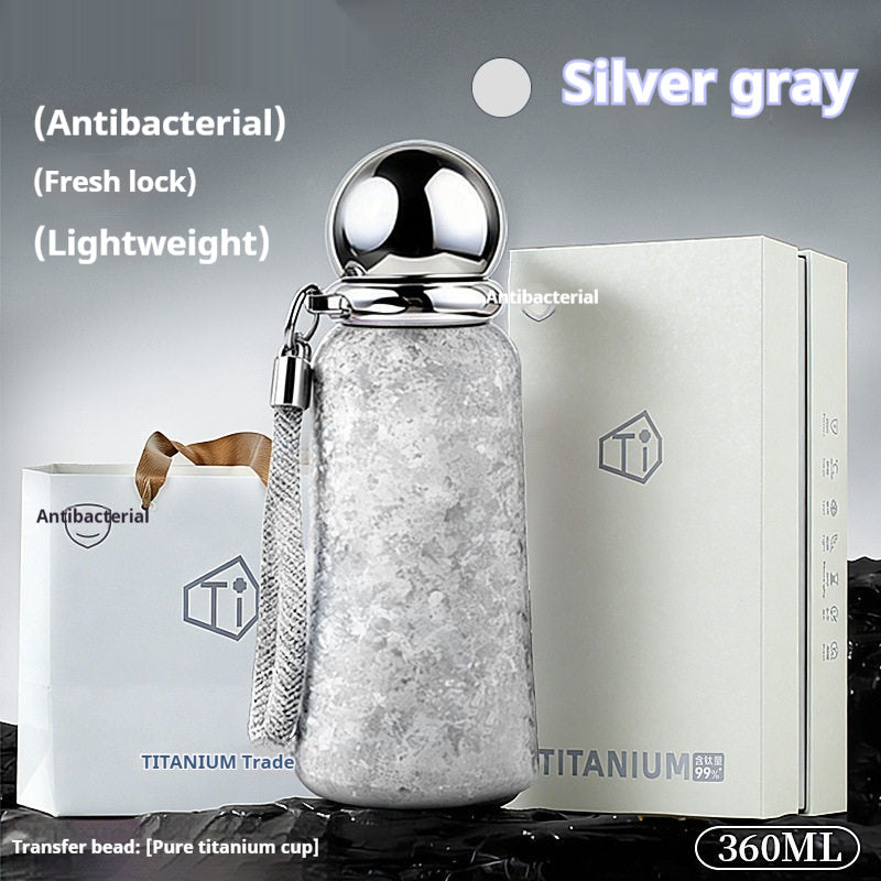 Commuter New Pure Titanium Insulated Water Bottle
