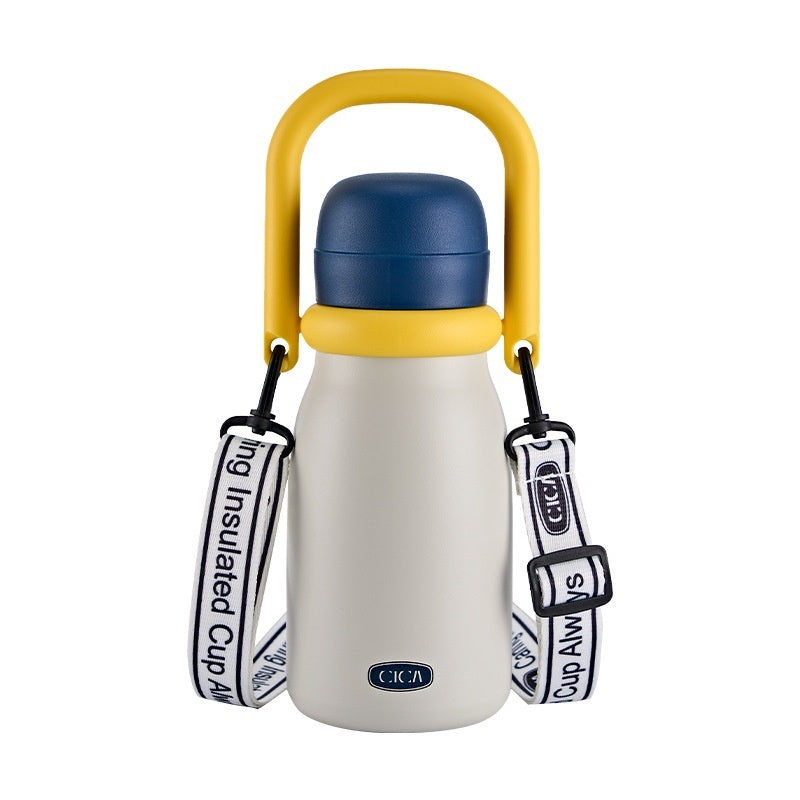 Womens New Exquisite Niche Straw Water Bottle