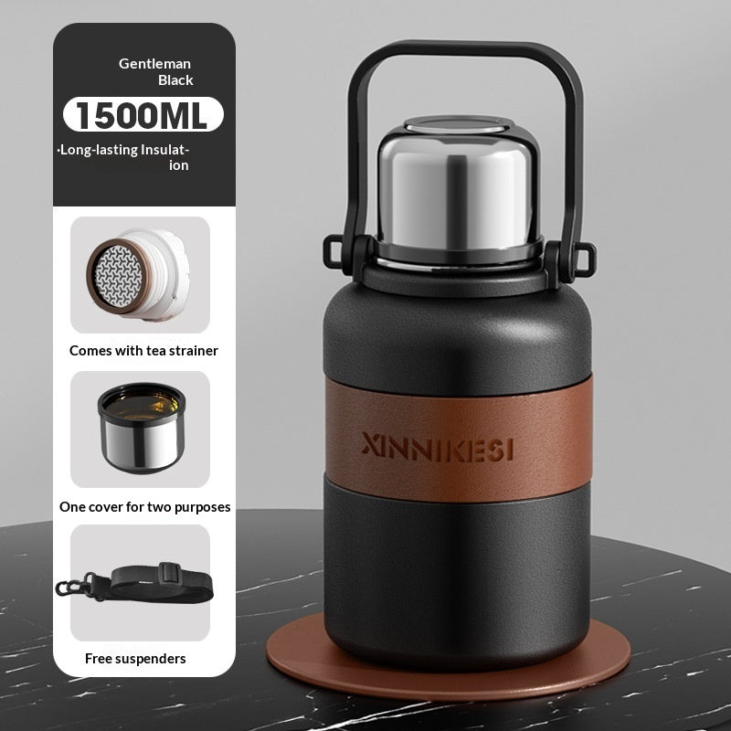 Stainless Steel Outdoor Portable Large-Capacity Insulated Bottle