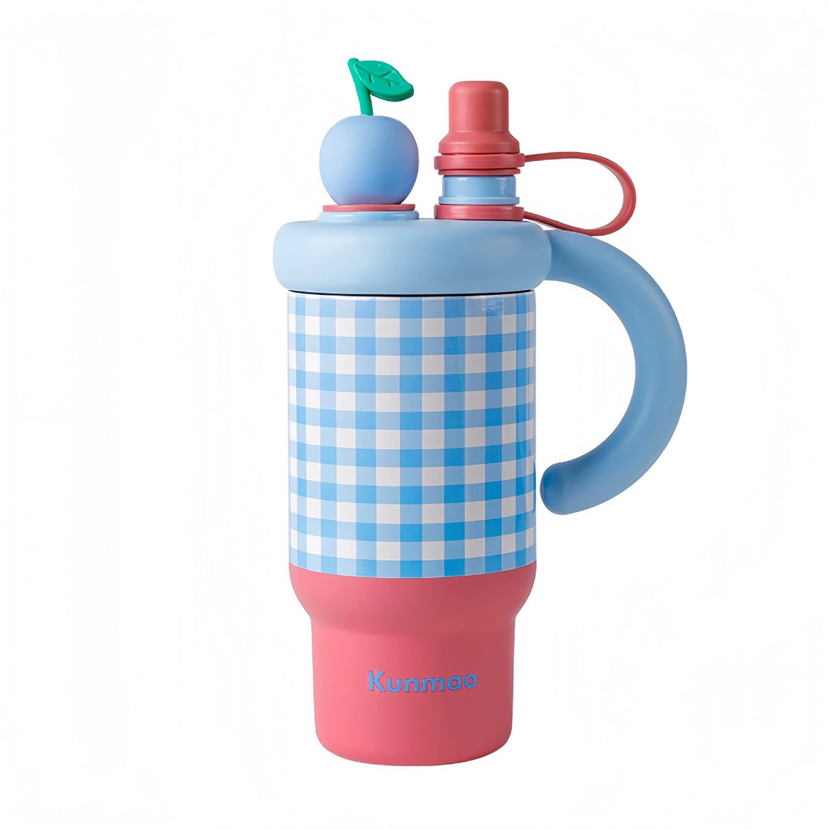 Womens Large-capacity Stainless Steel Straw Mug