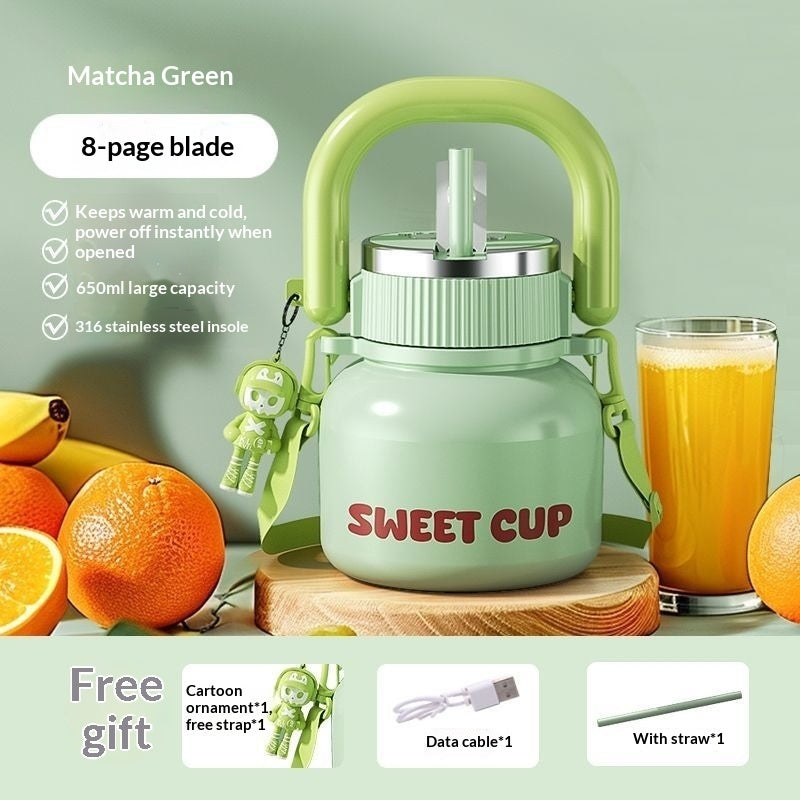Portable Juicer Insulated Stainless Steel Juice Cup