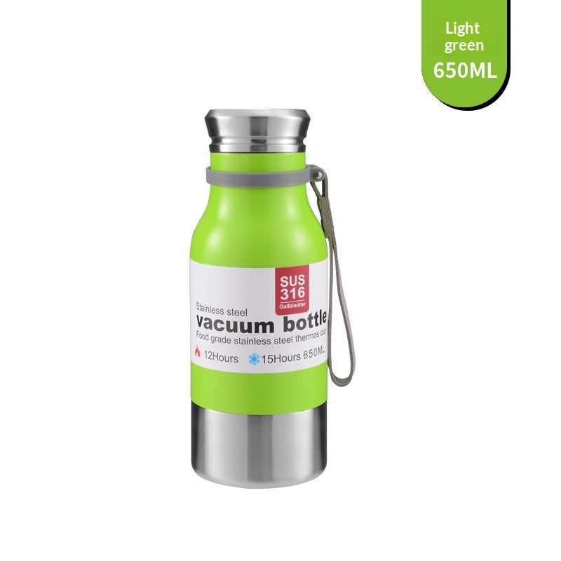 Large-Capacity 316 Stainless Steel All-Steel Insulated Water Bottle For Outdoor Activities