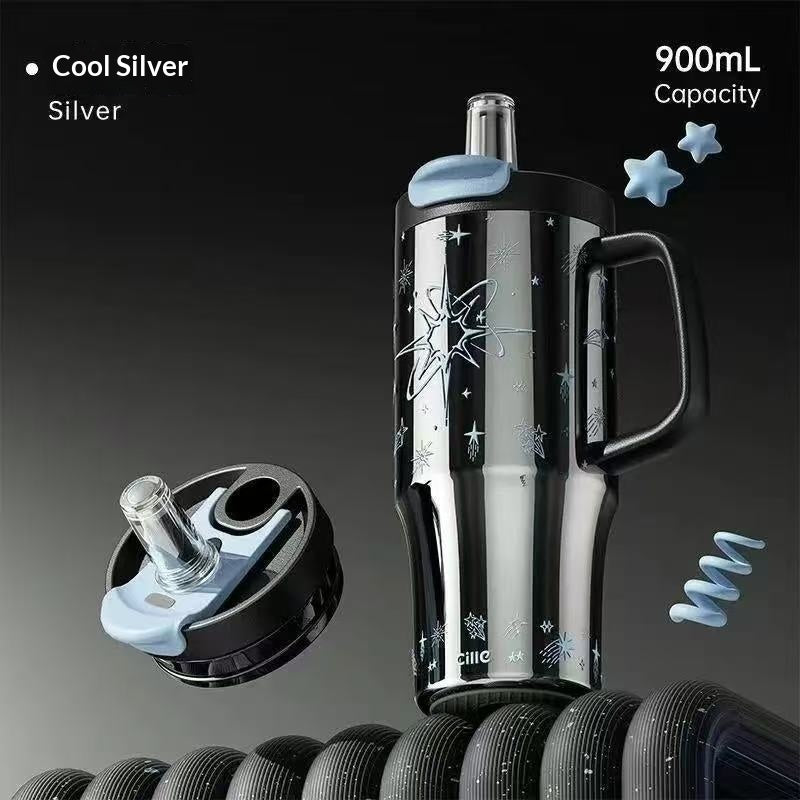 Large-capacity Ceramic Cold-keeping Cup