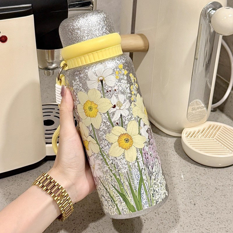 Portable Stainless Steel New Titanium-Plated Insulated Cup
