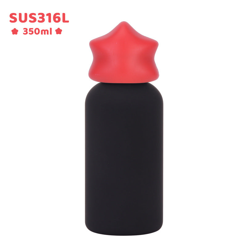 Small Stainless Steel Insulated Portable Travel Water Bottle Creative Childrens Drinking Cup