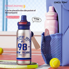 Thermal Mug Childrens Straw Water Bottle