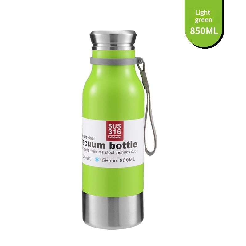 Large-Capacity 316 Stainless Steel All-Steel Insulated Water Bottle For Outdoor Activities
