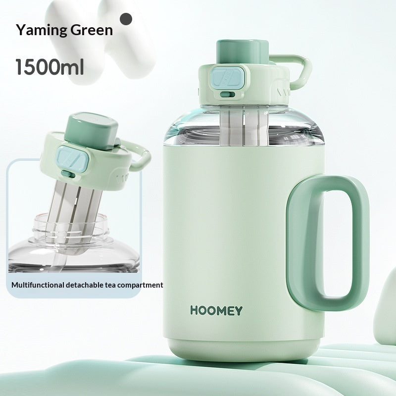 Large-capacity To-go Bucket Stainless Steel Water Bottle