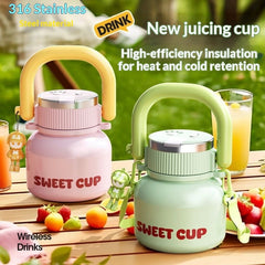 Portable Juicer Insulated Stainless Steel Juice Cup