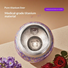 Convenient Small-Capacity Pure Titanium Insulated Cup