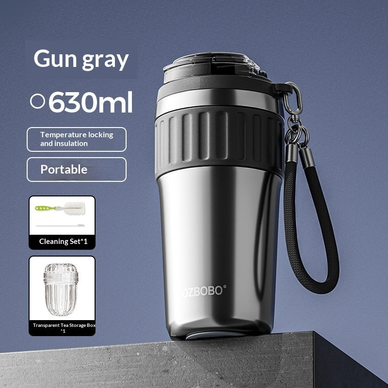 Portable High-End Insulated Mug For Men Car Use