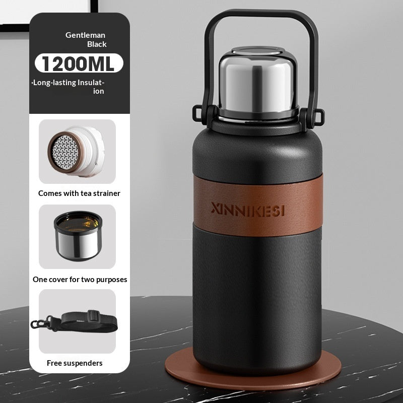 Stainless Steel Outdoor Portable Large-Capacity Insulated Bottle