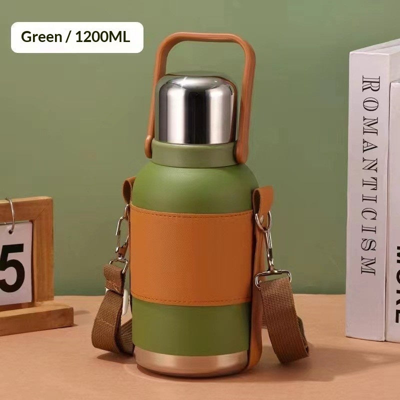 Handheld Insulated Double-walled Vacuum Stainless Steel Water Bottle